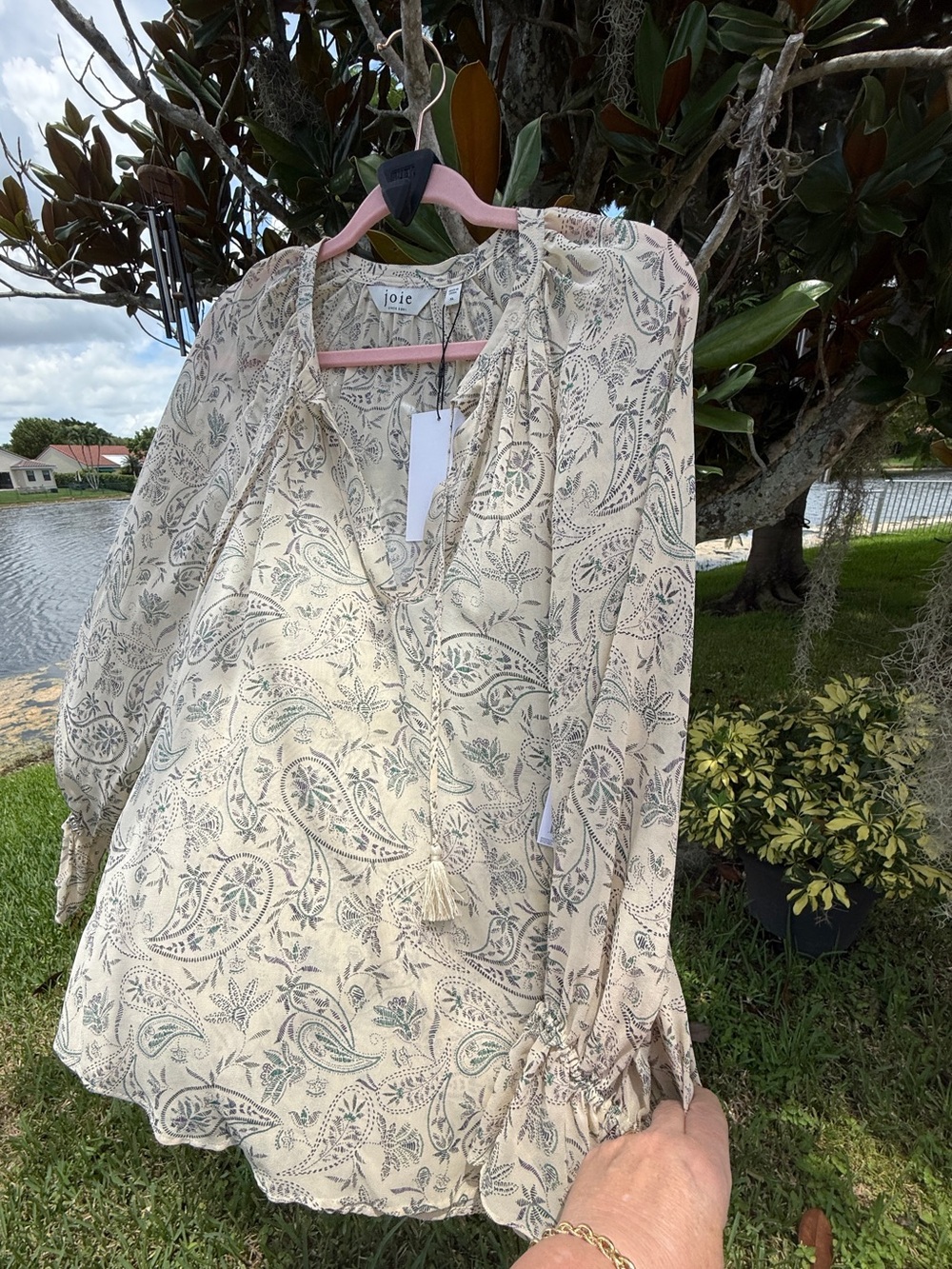 Joie Cecarina silk blouse
